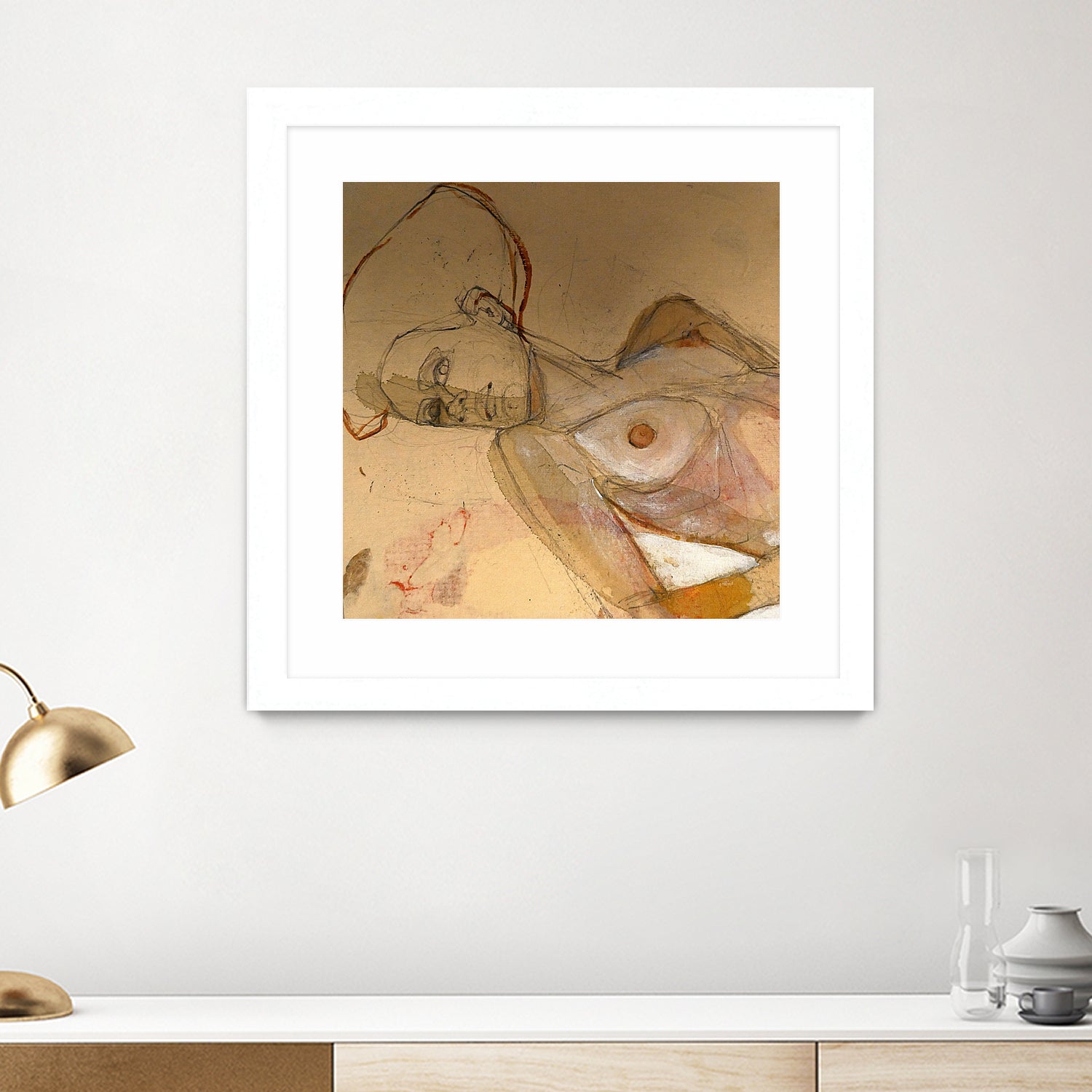 Egon Schiele Tribute by Doris Schmitz on GIANT ART - 3393 illustration