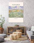 Plain Near Auvers by Vincent Van Gogh on GIANT ART - landscape text