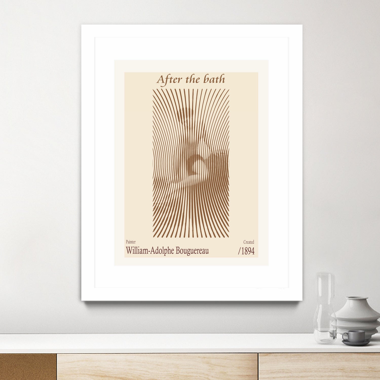 After the Bath a¬Ä¬ì William Adolphe Bouguereau (1875) by Doa Project on GIANT ART - 3000 illustration