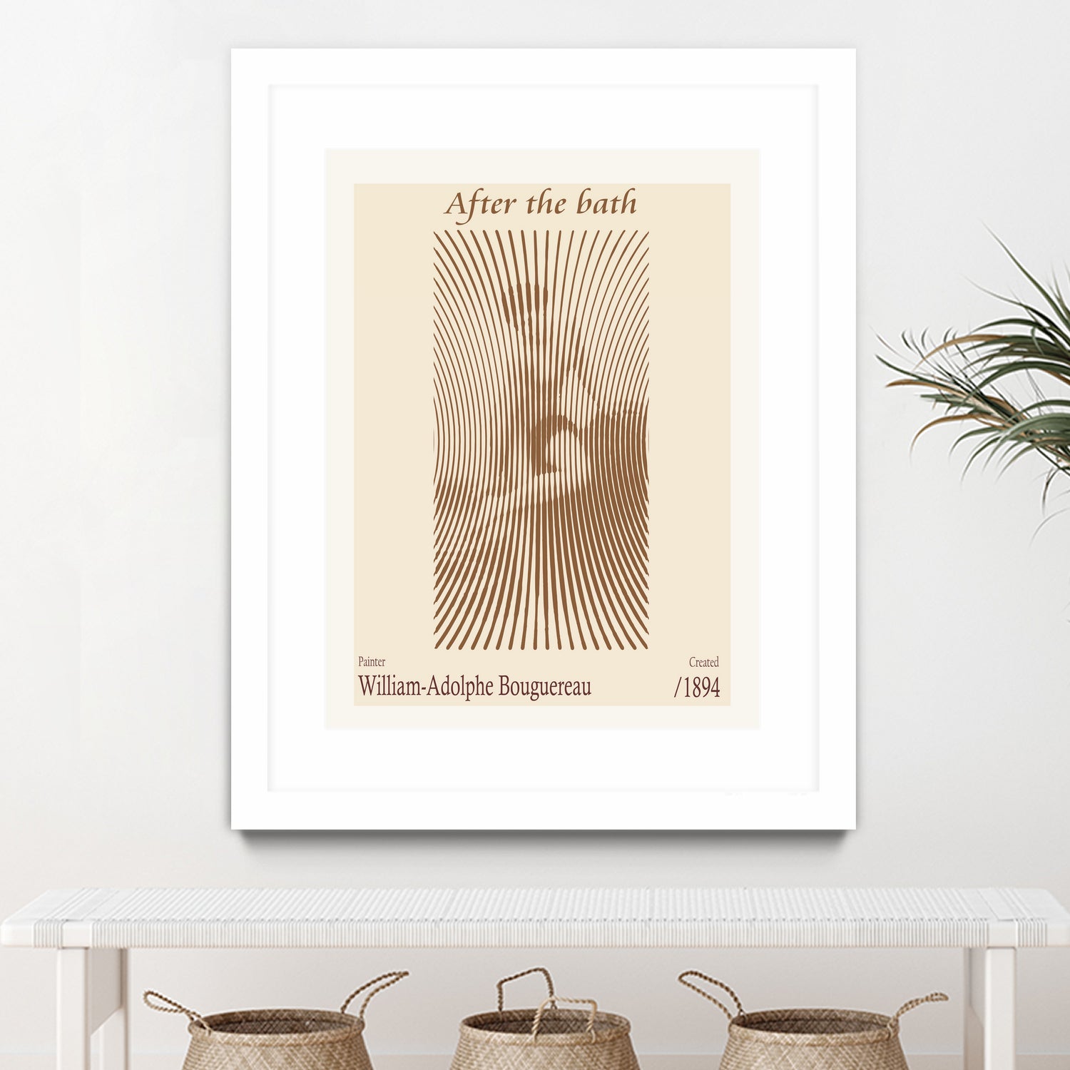 After the Bath a¬Ä¬ì William Adolphe Bouguereau (1875) by Doa Project on GIANT ART - 3000 illustration