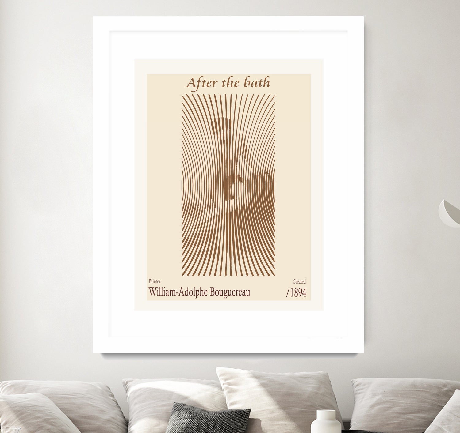 After the Bath a¬Ä¬ì William Adolphe Bouguereau (1875) by Doa Project on GIANT ART - 3000 illustration