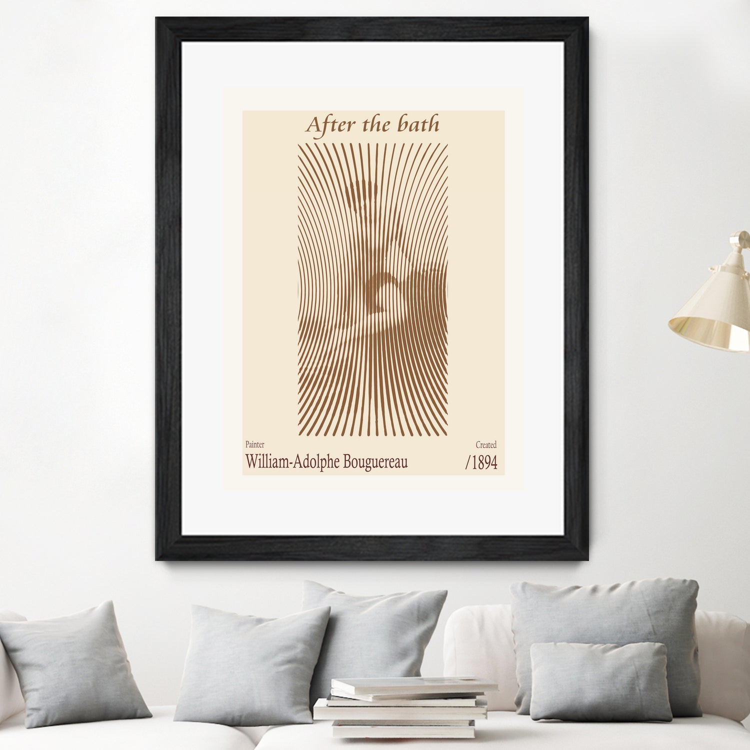 After the Bath a¬Ä¬ì William Adolphe Bouguereau (1875) by Doa Project on GIANT ART - 3000 illustration