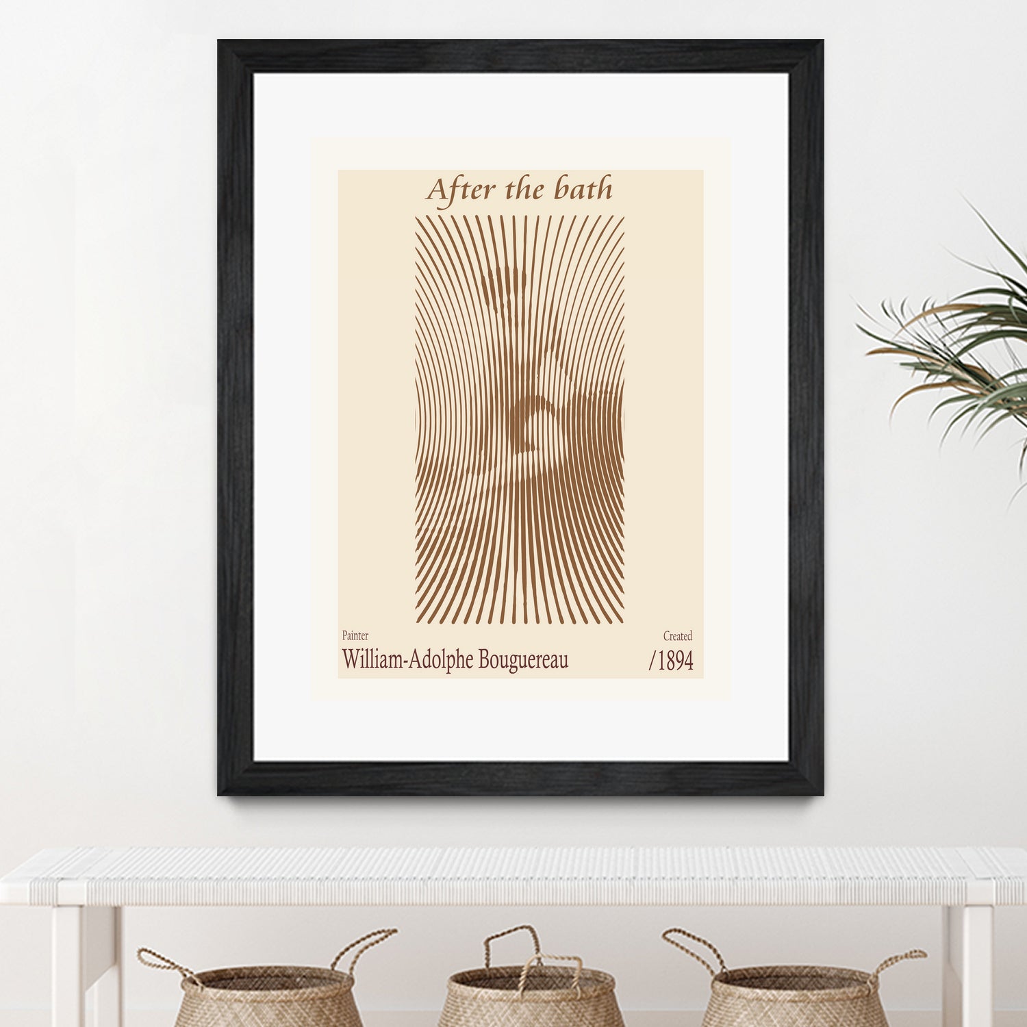 After the Bath a¬Ä¬ì William Adolphe Bouguereau (1875) by Doa Project on GIANT ART - 3000 illustration