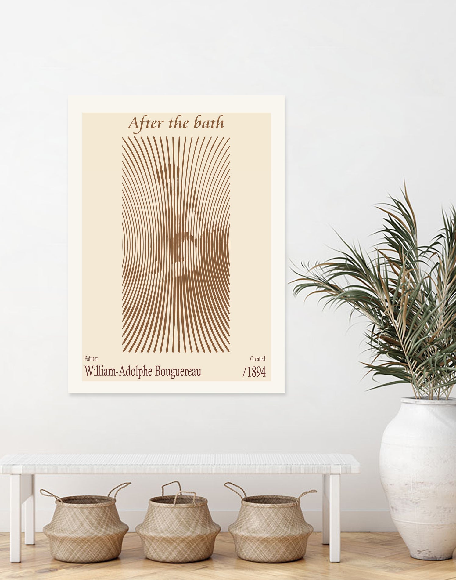 After the Bath a¬Ä¬ì William Adolphe Bouguereau (1875) by Doa Project on GIANT ART - 3000 illustration