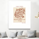 Golden Blooms by Doa Project on GIANT ART - 3000 illustration