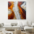 Fiery Orange And Red Hues by Alpenglow Workshop on GIANT ART - abstract abstract art