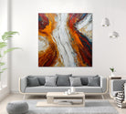 Fiery Orange And Red Hues by Alpenglow Workshop on GIANT ART - abstract abstract art