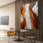 Fiery Orange And Red Hues by Alpenglow Workshop on GIANT ART - abstract abstract art