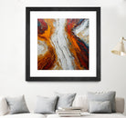 Fiery Orange And Red Hues by Alpenglow Workshop on GIANT ART - abstract abstract art