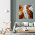 Fiery Orange And Red Hues by Alpenglow Workshop on GIANT ART - abstract abstract art