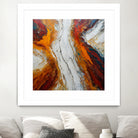 Fiery Orange And Red Hues by Alpenglow Workshop on GIANT ART - abstract abstract art