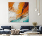 Fiery Horizon Burst by Alpenglow Workshop on GIANT ART - abstract abstract art