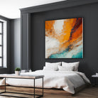 Fiery Horizon Burst by Alpenglow Workshop on GIANT ART - abstract abstract art