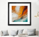 Fiery Horizon Burst by Alpenglow Workshop on GIANT ART - abstract abstract art