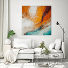 Fiery Horizon Burst by Alpenglow Workshop on GIANT ART - abstract abstract art