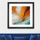 Fiery Horizon Burst by Alpenglow Workshop on GIANT ART - abstract abstract art