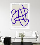 SIGNATURE ABSTRAITE by RS LAB STUDIO on GIANT ART - line art bicycle