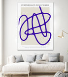 SIGNATURE ABSTRAITE by RS LAB STUDIO on GIANT ART - line art bicycle