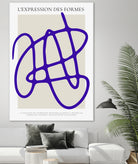 SIGNATURE ABSTRAITE by RS LAB STUDIO on GIANT ART - line art bicycle