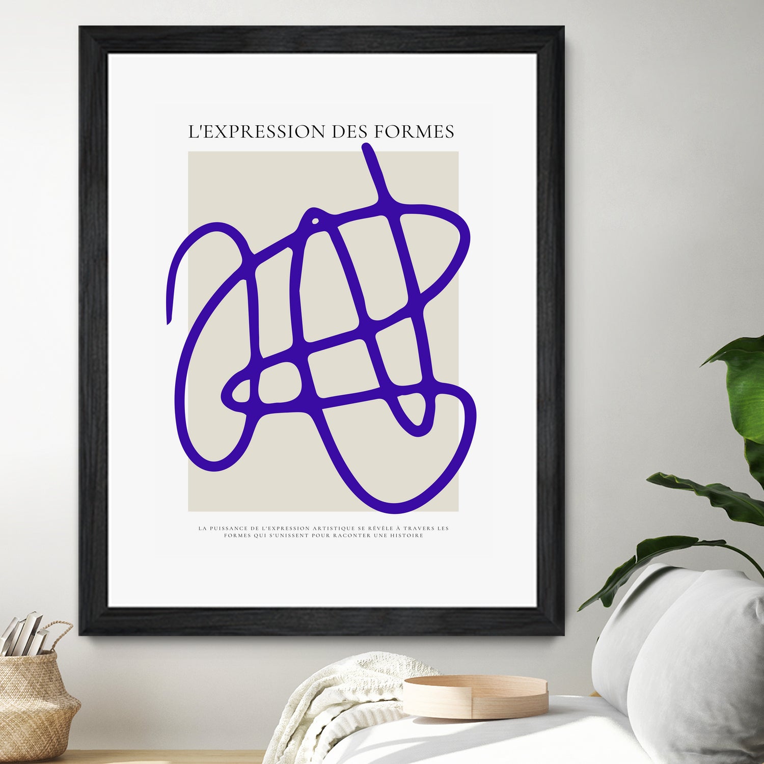 SIGNATURE ABSTRAITE by RS LAB STUDIO on GIANT ART - line art bicycle