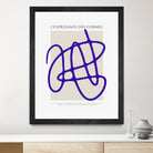 SIGNATURE ABSTRAITE by RS LAB STUDIO on GIANT ART - line art bicycle