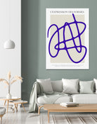 SIGNATURE ABSTRAITE by RS LAB STUDIO on GIANT ART - line art bicycle