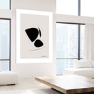 Black Abstract X by Oju Design on GIANT ART - abstract drawing