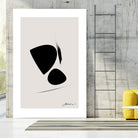Black Abstract X by Oju Design on GIANT ART - abstract drawing