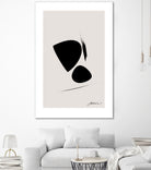 Black Abstract X by Oju Design on GIANT ART - abstract drawing