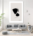 Black Abstract X by Oju Design on GIANT ART - abstract drawing
