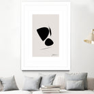 Black Abstract X by Oju Design on GIANT ART - abstract drawing