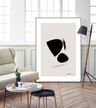 Black Abstract X by Oju Design on GIANT ART - abstract drawing