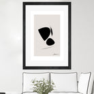 Black Abstract X by Oju Design on GIANT ART - abstract drawing