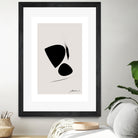 Black Abstract X by Oju Design on GIANT ART - abstract drawing