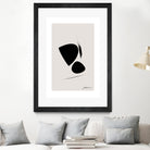 Black Abstract X by Oju Design on GIANT ART - abstract drawing