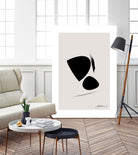 Black Abstract X by Oju Design on GIANT ART - abstract drawing