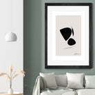 Black Abstract X by Oju Design on GIANT ART - abstract drawing