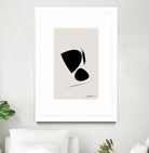 Black Abstract X by Oju Design on GIANT ART - abstract drawing