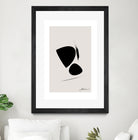 Black Abstract X by Oju Design on GIANT ART - abstract drawing