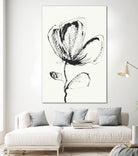 Petal Sketch Essence by Santhosh ch on GIANT ART - flowers and plants minimalist flower illustration