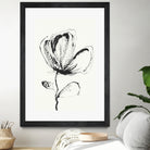 Petal Sketch Essence by Santhosh ch on GIANT ART - flowers and plants minimalist flower illustration
