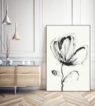 Petal Sketch Essence by Santhosh ch on GIANT ART - flowers and plants minimalist flower illustration