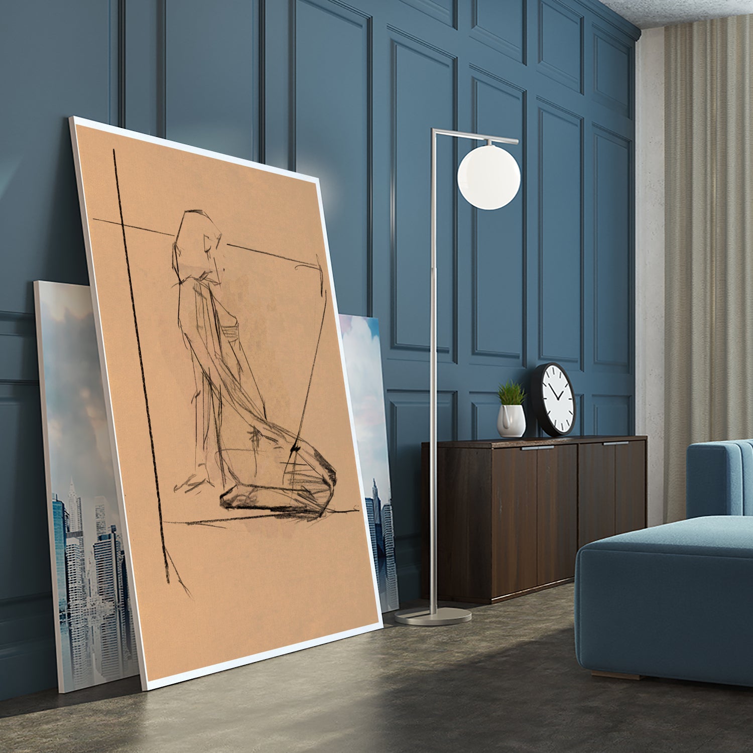 EI¬Åtude FeI¬Åminine No.5 by cartissi on GIANT ART - 7200 illustration