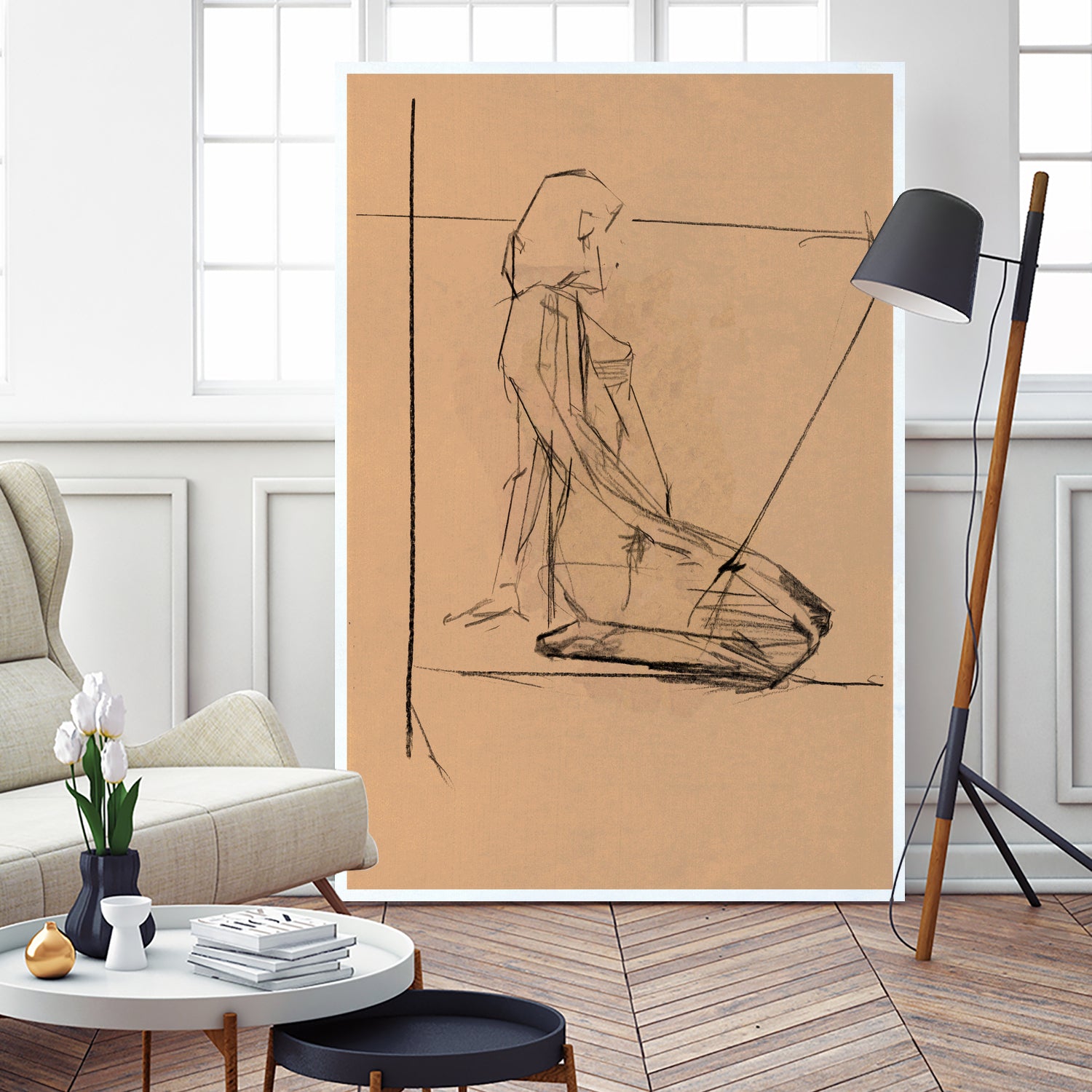 EI¬Åtude FeI¬Åminine No.5 by cartissi on GIANT ART - 7200 illustration