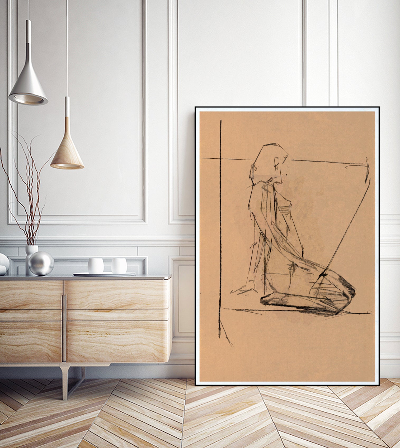 EI¬Åtude FeI¬Åminine No.5 by cartissi on GIANT ART - 7200 illustration