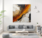 Fiery Marble Flow by Alpenglow Workshop on GIANT ART - abstract art abstract abstract art