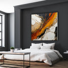 Fiery Marble Flow by Alpenglow Workshop on GIANT ART - abstract art abstract abstract art