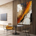 Fiery Marble Flow by Alpenglow Workshop on GIANT ART - abstract art abstract abstract art