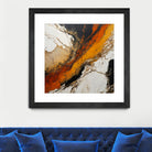 Fiery Marble Flow by Alpenglow Workshop on GIANT ART - abstract art abstract abstract art