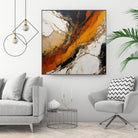 Fiery Marble Flow by Alpenglow Workshop on GIANT ART - abstract art abstract abstract art